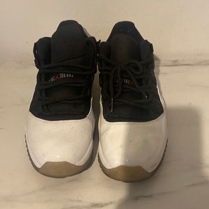 Black and white Jordans